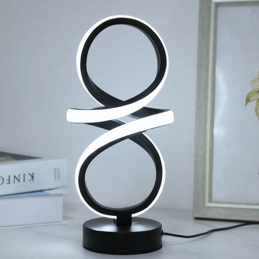 Spiral Glow LED Lamp