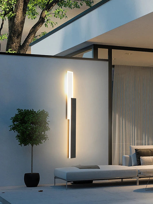 MarbleGlow Outdoor Wall Light